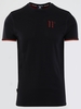 11 Degrees Black / Pomegrante Logo T-Shirt