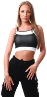 11 Degrees Black / White Double Layer Bra