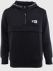 11 Degrees Black Quarter Zip Domino Tech Hoodie
