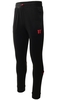 11 Degrees Black/Charcoal/Ski Patrol Red Cut And Sew Piped Track Pants