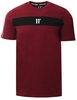 11 Degrees Pomegranate / Black Cut And Sew Short Sleeve T-Shirt