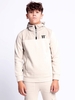 11 Degrees Stone Junior Mixed Fabric Quarter Zip Hoodie