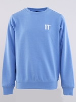 11 Degrees Vista Blue Junior Core Crew Sweatshirt