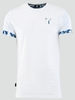 11 Degrees White / Blue Camo Logo T-Shirt