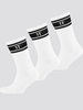 11 Degrees White Core Stripe Socks 3 Pack
