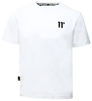 11 Degrees White Junior Core T-Shirt Small Logo