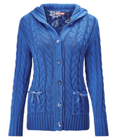 Cosy Cable Knit Hood