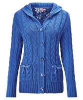 Cosy Cable Knit Hood