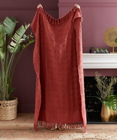 Cotton Textured Throw