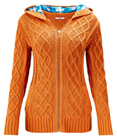 Funky Cable Knit Hood