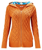 Funky Cable Knit Hood