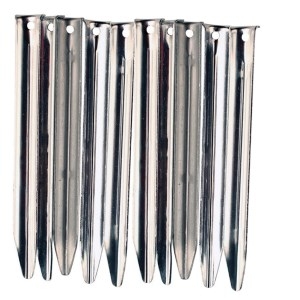 10 Vango Steel V Pegs - 20cm