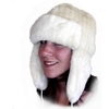 Arctic Fox Deerstalker Faux Fur Hat