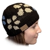 Red Panda Ladies Flower Beanie Hat