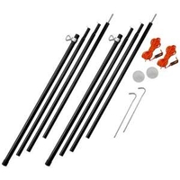 Vango Adjustable Steel King Poles 180-220cm - Pack 2