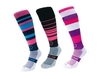 WACKY SOX Smooth As Ice Unisex Socks - 3 Pair Pack Small - J12- UK2.