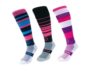 WACKY SOX Smooth As Ice Unisex Socks - 3 Pair Pack Small - J12- UK2.