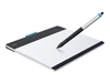 Wacom Intuos Pen & Touch M - Digitizer,  stylus - 21.6 x 13.5 cm - electromagnetic - 4 buttons - wired - USB - black,  silver