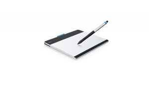 Wacom Intuos Pen & Touch S - Digitizer,  stylus - 15.2 x 9.5 cm - electromagnetic - 4 buttons - wired - USB - black,  silver