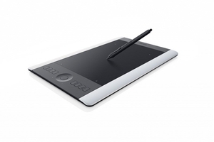 Wacom Intuos Pro Medium Special Edition - Digitizer,  stylus - 22.4 x 14 cm - electromagnetic - 8 buttons - wireless,  wired - USB - black,  silver