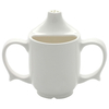 Wade Dignity Two Handled Drinking Cup - White