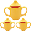 Wade Dignity Two Handled Drinking Cup - Yellow - Triple Pack