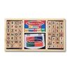 Wooden Alphabet Stamp Set - Melissa & Doug