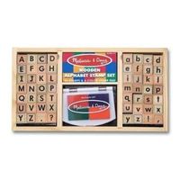 Wooden Alphabet Stamp Set - Melissa & Doug