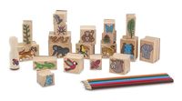 Wooden Stamp Sets - Stamp-a-Scene Rainforest - Melissa & Doug