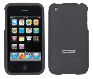 WOW iPhone 3G/3GS Rubber Coated Protective Case with Accessible Controls