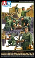 WWII German Tank Crew Field Maintenance Set - 1:48 Military - Tamiya