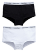 Calvin Klein Girls Pack Of Two Short Briefs
