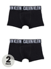 Calvin Klein Pack of 2 Logo Waist Trunks