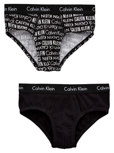 Calvin Klein Pack of Two Logo Mania Briefs
