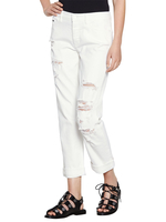 Calvin Klein Slim Boyfriend Distressed Jeans