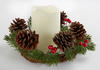 Candle Holder With LED Timer Light