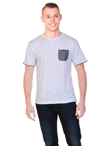 Cargo Bay Printed Crew Neck T-Shirt