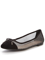 Carvela Miami Sheer Flat Ballerina