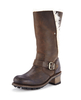CAT Anna Faux Fur Leather Calf Boot