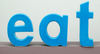 Ceramic Eat Decorative Kitchen Letters