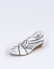 Cherry Strappy Wedgette Sandals