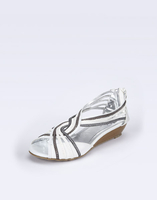 Cherry Strappy Wedgette Sandals