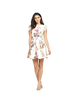 Chi Chi London Cap Sleeve Floral Print Prom Dress