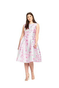 Chi Chi London Curve Floral Midi Dress