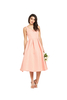 Chi Chi London V Neck Midi Prom Dress
