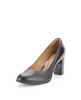 Clarks Basil Auburn Block Heel Court Shoes