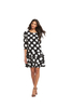 Coast Oasis Kelis Mono Spot Dress