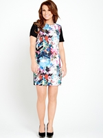 Coleen Abstract Printed Dress