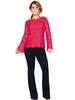 Coleen Bell Sleeve Lace Tunic Top