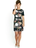 Coleen Floral Check Dress